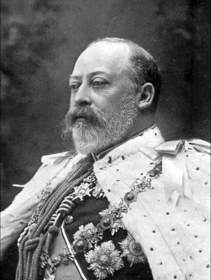 Portrait von Albert Edward Vii Wettin